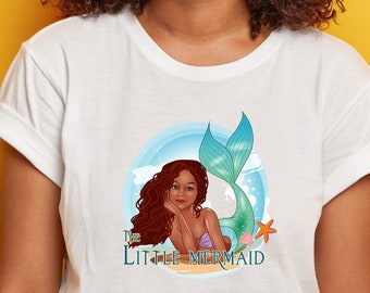 Black Mermaid Youth T-Shirt, Black Girl Magic, Polyester Performance Tee