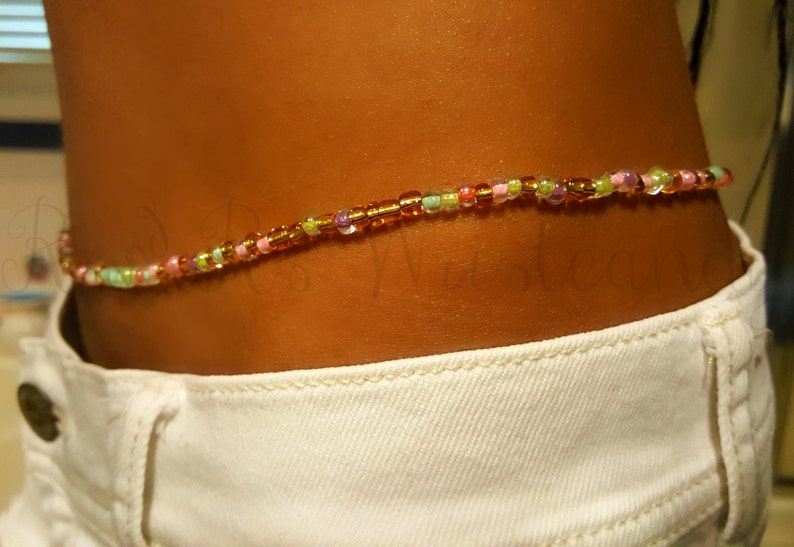Waist Beads Beaded Belly Chain Seed Beads African Waist Etsy