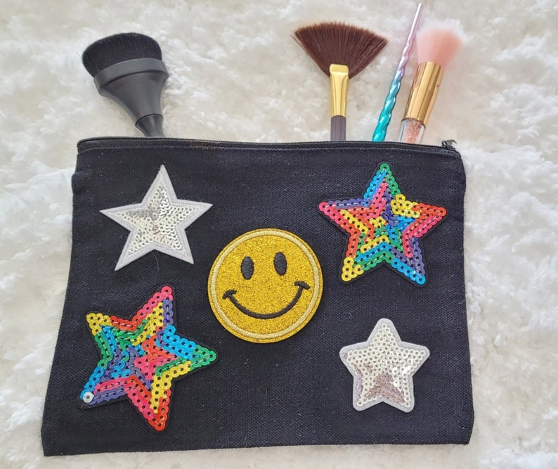 Happy/smiley/ Face Make up Bag/pencil Case/travel Etsy