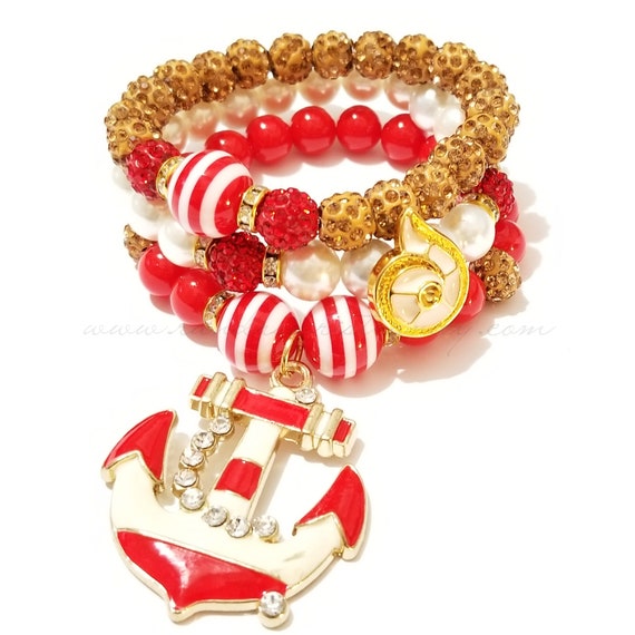 Nautical gold shop bracelets