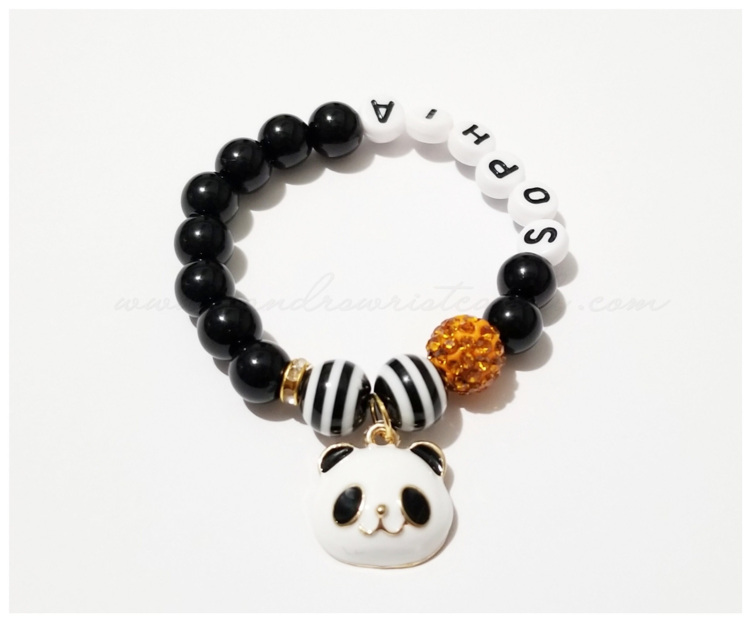 Panda Bracelet, Panda Loom Bracelet, Beaded Panda Bracelet, Beaded Loom  Bracelet, Seed Bead Bracelet, Animal Bracelet, Panda Gift - Etsy