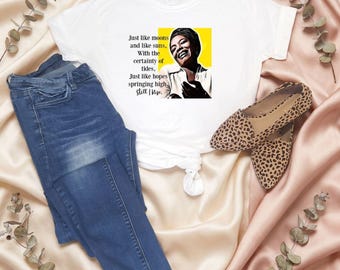 Still I Rise Shirt: Maya Angelou Quote, Motivational Tee