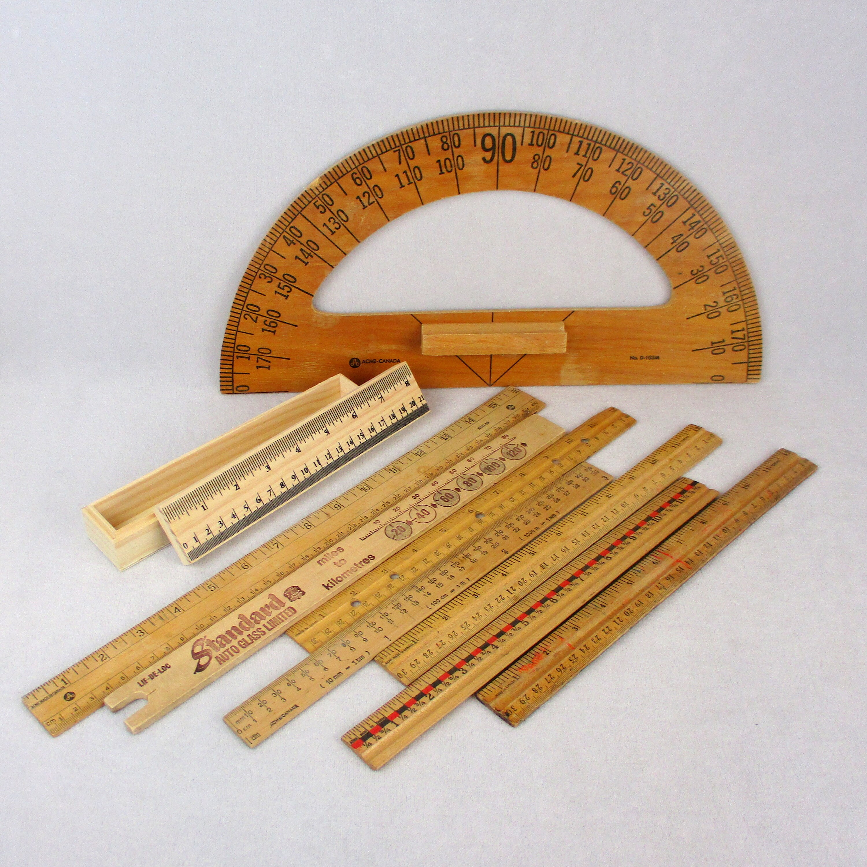 M+R Wooden Ruler 40 cm