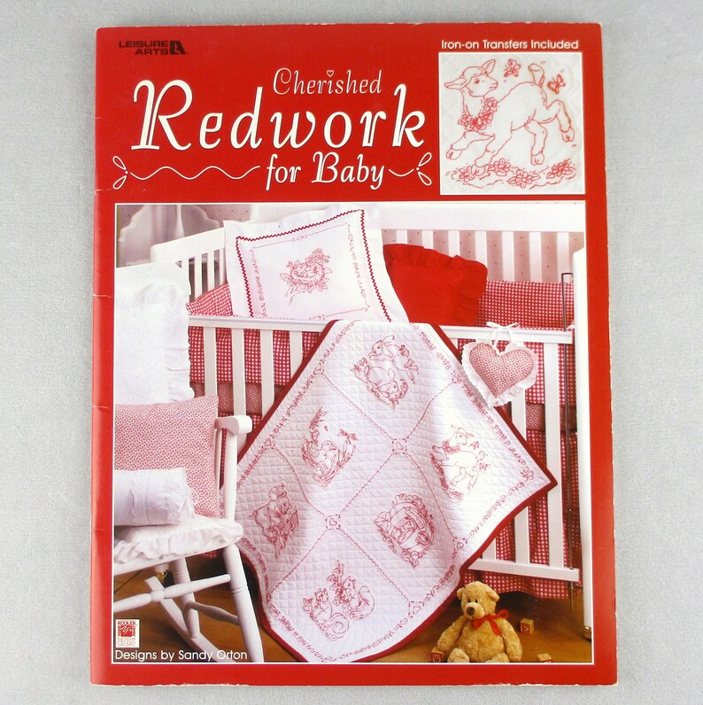 Redwork Embroidery Books Antique Vintage Nostalgic Patterns Etsy