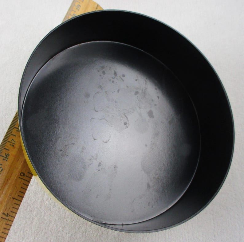 Recipiente apilable para servir y almacenar, lacado, Japón, redondo, para patatas fritas, aperitivos, frutos secos, servir, naranja, azul, verde, amarillo, vintage de los años 60, utensilios de cocina y bar. imagen 6