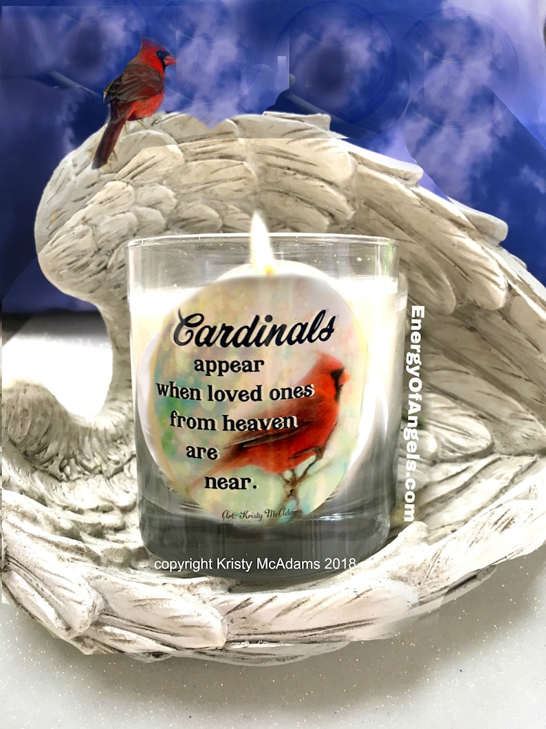 Sympathy Candle Gift Cardinal Remembrance Sympathy Gift/ Etsy