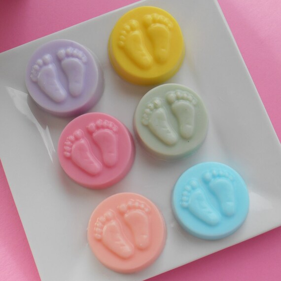 Baby Feet Soap Baby Shower Favors Footprint Soap Favors Etsy