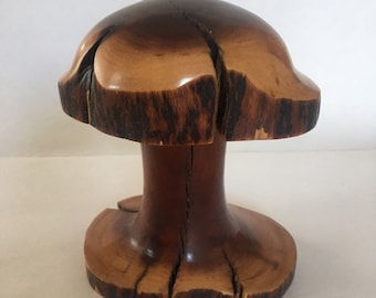 High-Luster Manzanita Wood Mushroom