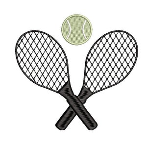 Tennis Machine Embroidery Design, tennis embroidery design, tennis racquet design, tennis pattern, tennis team gift, tennis bag embroidery