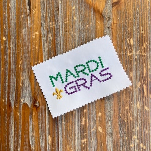 mardi gras bead font