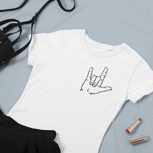 I Love You Sign Language Machine Embroidery Design, I Love You ...