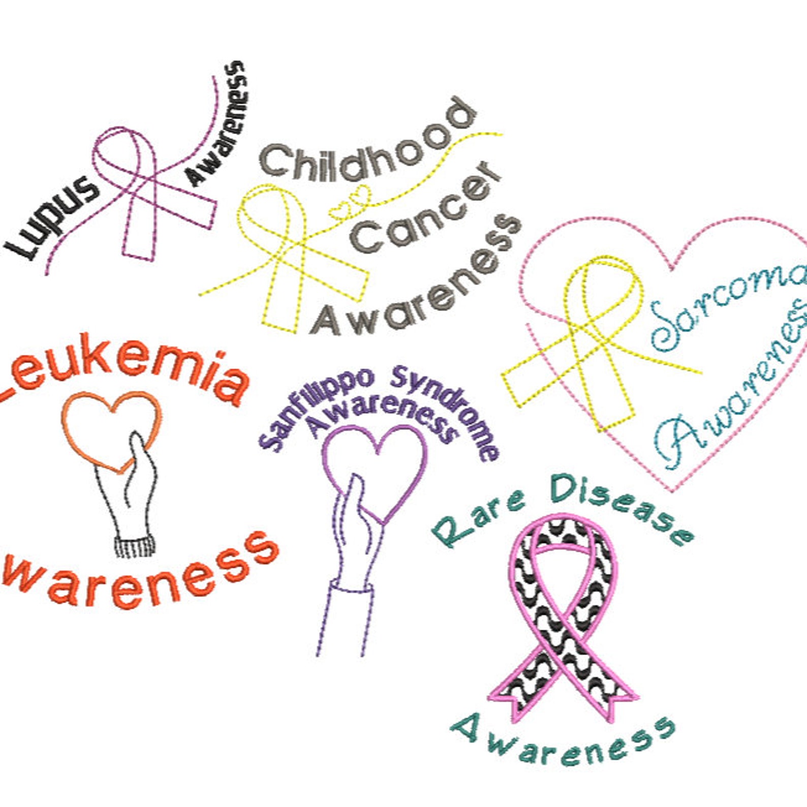 Custom Awareness Embroidery Design Request Form - Etsy