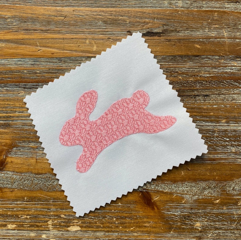 Embossed Easter Bunny Machine Embroidery Design Embossed - Etsy