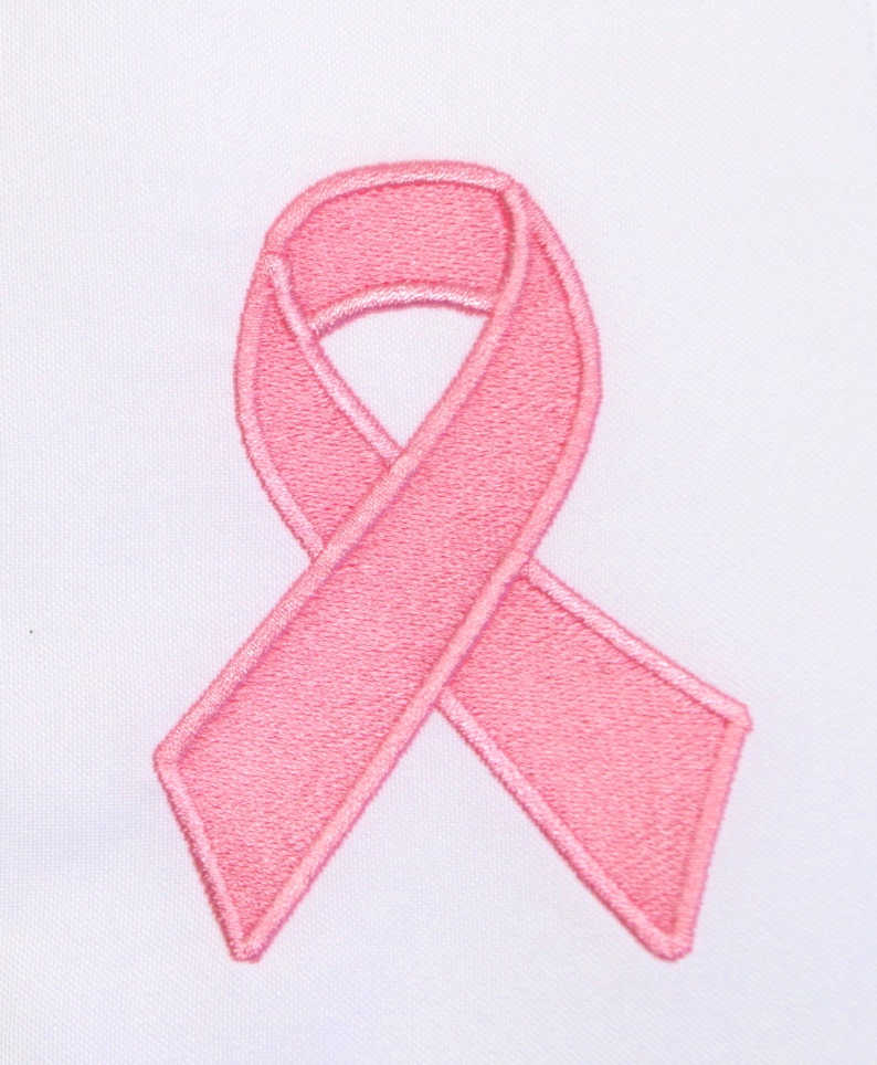 Cancer Support Ribbon Design Embroidery Cancer Support Ribbon Design Embroidery