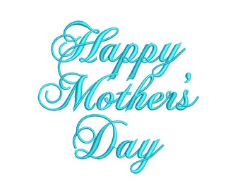 Happy Mother's Day Machine Embroidery Design, Mother's Day Embroidery design, Mother's Day design, Mom embroidery