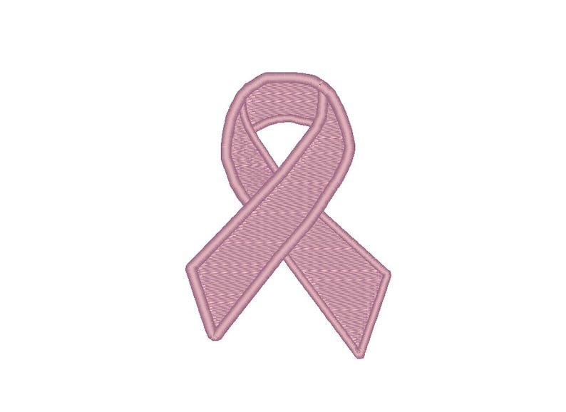 Pink Cancer Ribbon Embroidery Machine Embroidery Design / Etsy
