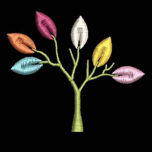 1973年ヴィンテージ機械刺繍デザイン、50歳の誕生日刺繍デザイン、年