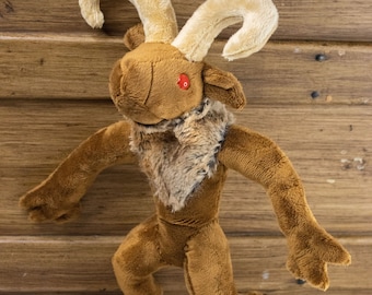 Goatman Plush 17 inches - Cryptid Super Soft Minky Fabric MADE TO ORDER
