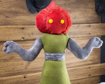 Flatwoods Monster Plushie 16 inches - Cryptid Super Soft Minky Fabric w/weighted bottom MADE TO ORDER