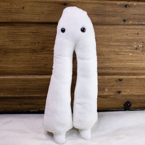 Fresno Nightcrawler Plush 11 inches -  Cryptid Super Soft Minky w/ Weighted Bean Filled Feet MADE TO ORDER