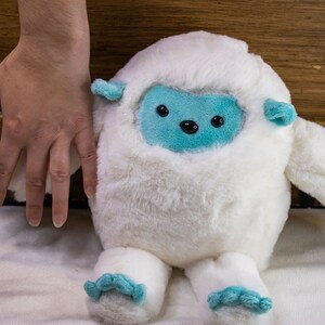 Yeti Plush 12 Inches Cryptid Super Soft Minky W/ Weighted Bean Filled Feet MADE TO ORDER - Etsy