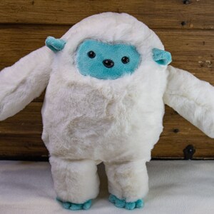 Yeti Plush 12 Inches Cryptid Super Soft Minky W/ Weighted Bean Filled Feet MADE TO ORDER - Etsy