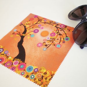 Glasses cleaning cloth, Tree of life, Glasses cleaning, Microfiber cleaning, Screen cleaner, Cleaning cloth tree