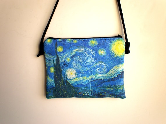 Vincent Van Gogh] Leather Art-To-Wear Purse | Purses, Leather art, Leather