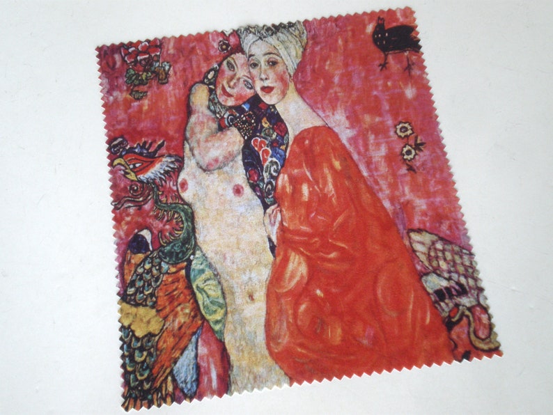 Brillenputztuch, Gustav Klimt, Brillenreinigung, Mikrofaserreinigung, Bildschirmreiniger, Klimt Putztuch Bild 6