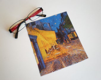 Glasses cleaning cloth, Van Gogh, Glasses cleaning, Microfiber cleaning, Screen cleaner