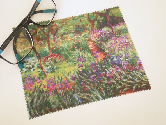 Glasses cleaning cloth, Claude Monet, Glasses cleaning, Microfiber cleaning, Screen cleaner