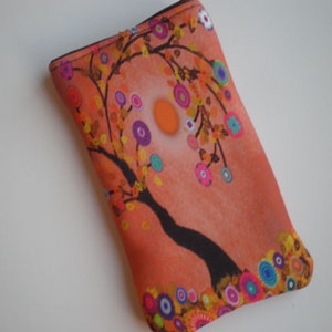 Sunglasses case, eyeglasses case, Soft eyeglass case, Case for sunglasses, Quilted eyeglass case, Tree of life image 3