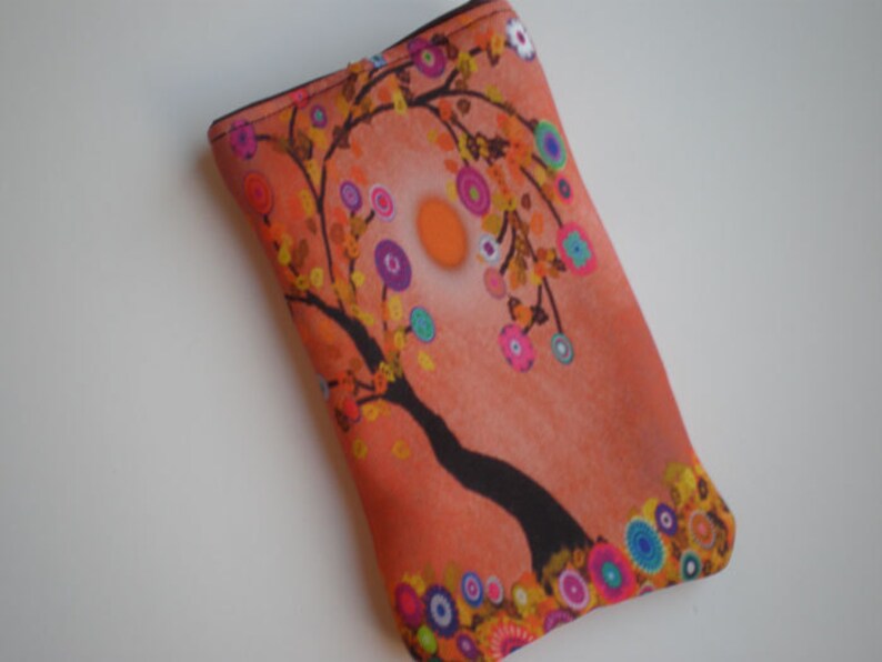 Sunglasses case, eyeglasses case, Soft eyeglass case, Case for sunglasses, Quilted eyeglass case, Tree of life image 3