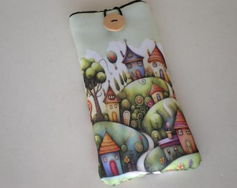 Cell phone case, Mobile sleeve, Landscape cover, iPhone case, Galaxy sleeve, Lanscape cell phone case