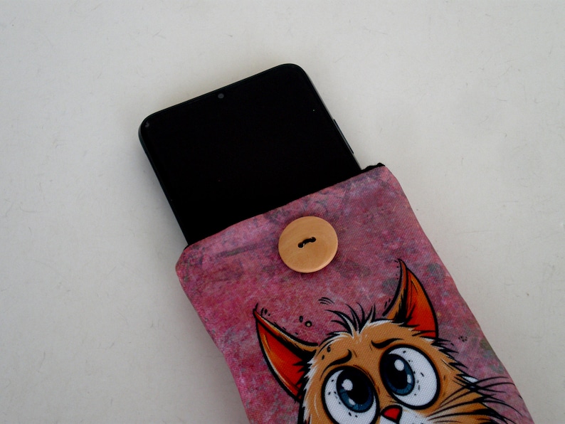 Cell phone case, Mobile sleeve, Cat cover, iPhone case, Galaxy sleeve, Cat cell phone case 画像 4