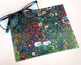 Chiffon de nettoyage pour lunettes, Gustav Klimt, Nettoyage de lunettes, Nettoyage en microfibre, Nettoyant pour écran, Chiffon de nettoyage Klimt