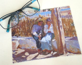 Lingette nettoyante pour lunettes, Joaquín Sorolla, Nettoyage de lunettes, Nettoyage en microfibre, Nettoyant pour écran