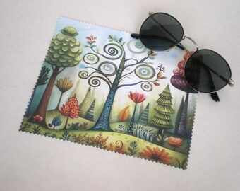 Brillenputztuch, Baum, Brillenreinigung, Mikrofaser Reinigung, Bildschirmreiniger