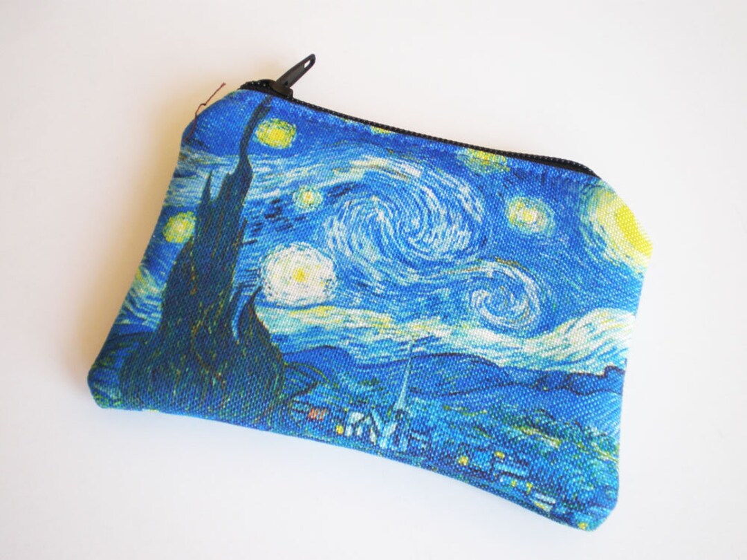 Monedero Van Gogh Noche Estrellada - Cuero PU Con Cierre