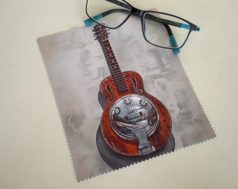 Glasses cleaning cloth, Guitar glasses cleaning cloth, Microfiber cleaning, Screen cleaner, Glasses cleaning