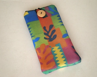 Fabric Cell Phone Sleeve Henri Matisse, Padded Mobile Case