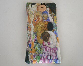 Cell phone case, Mobile sleeve, Klimt case, iPhone case, Galaxy sleeve, Gustav Klimt