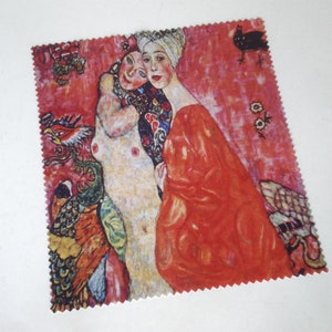 Brillenputztuch, Gustav Klimt, Brillenreinigung, Mikrofaserreinigung, Bildschirmreiniger, Klimt Putztuch Bild 5