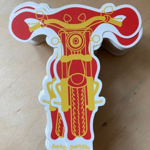 LARGE Motogirl Sticker