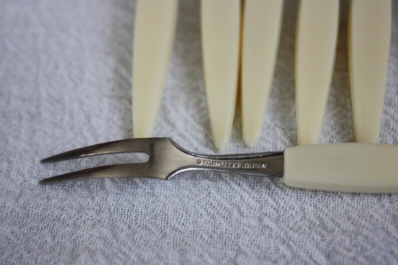 Vintage Japan Little Forks Special Stainless Steel Original Etsy