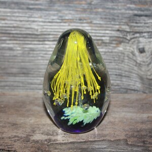 Vintage Art Glass Tear Drop Paper Weight