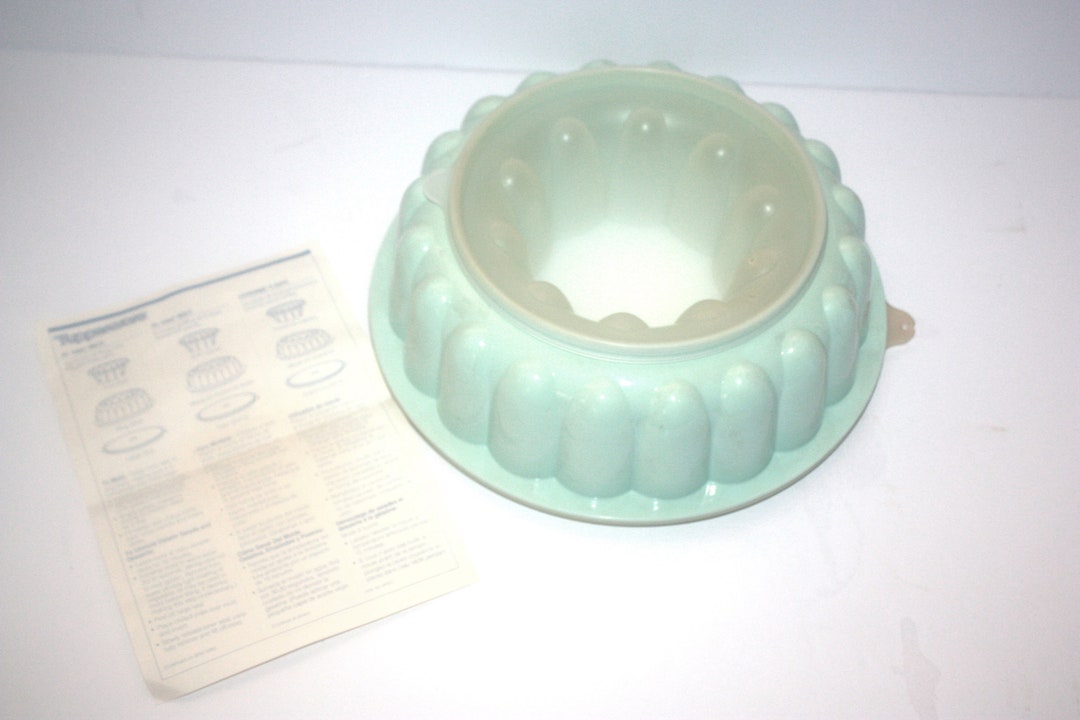 Vintage Tupperware Jello Mold Mint Green Etsy
