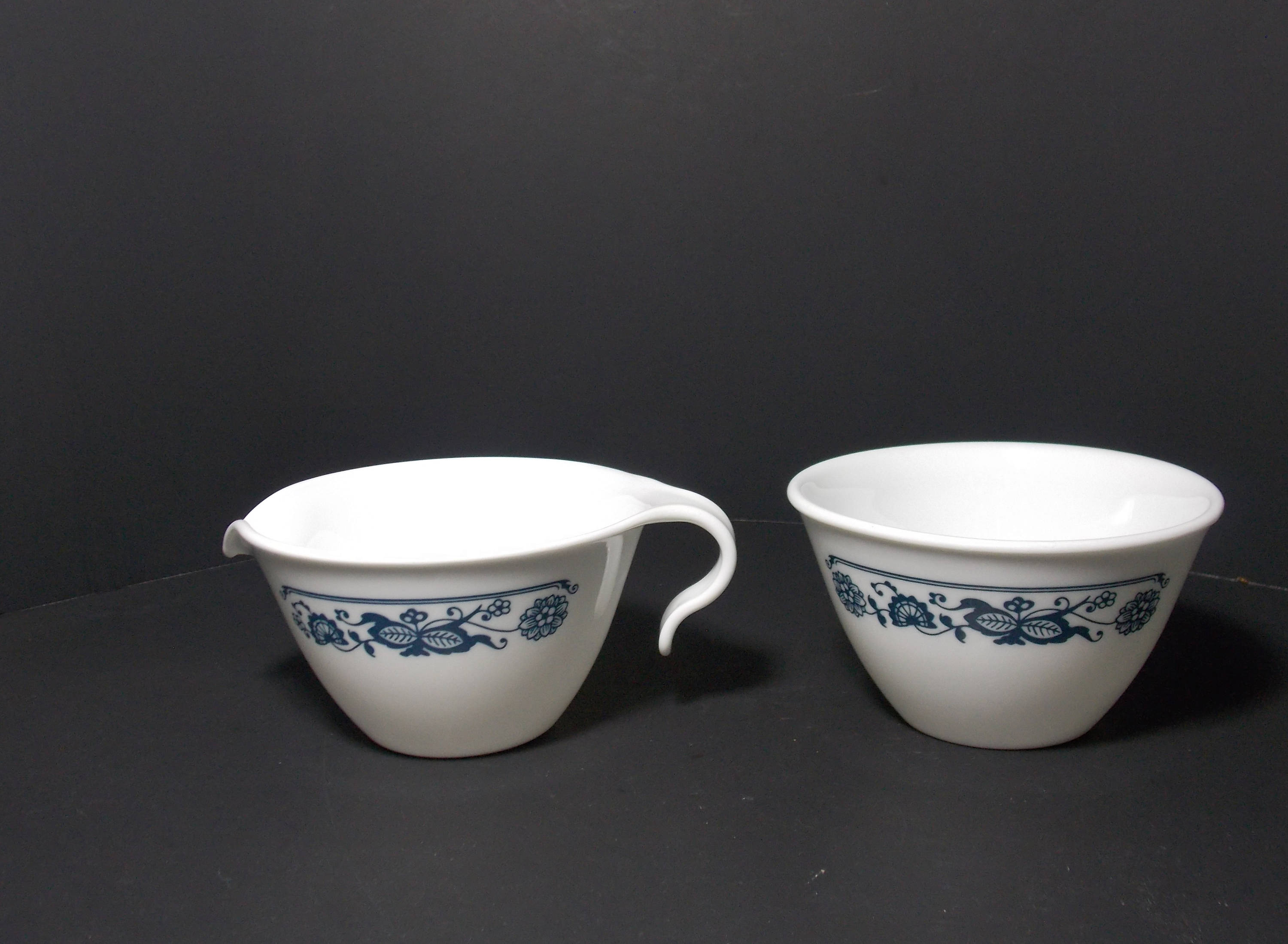 Corelle Livingware open sugar and creamer Old Town Blue Etsy