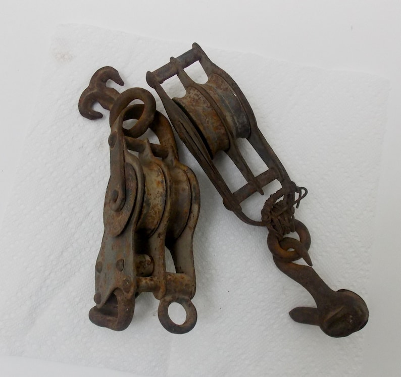 Pulleys Antique Farm FencingTools Fence Stretchers Rustic Etsy