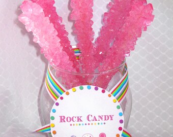 DOWNLOAD IMMEDIATO - Sweet Shoppe Party - 45 etichette di caramelle, cerchi da 2,5 pollici